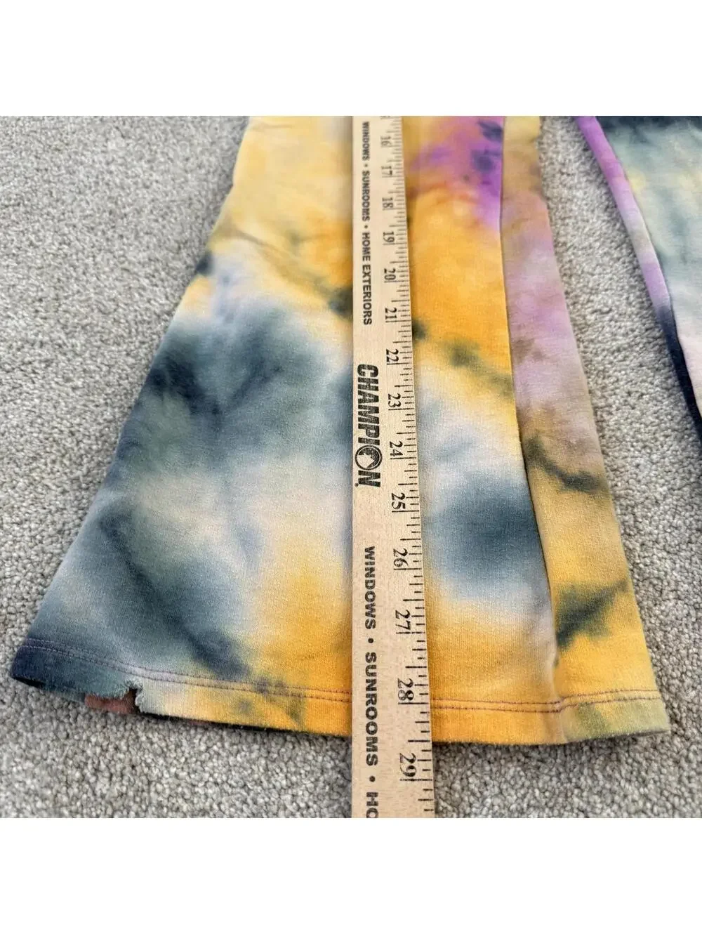 Art Class Girls M(7/8) Tie-Dye Flare Sweatpants Pull on Pants (Flaw Noted)